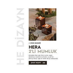 Hera 2'li Mumluk Seti Bakır