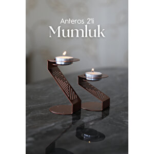 Anteros 2'li Mumluk Seti Bakır