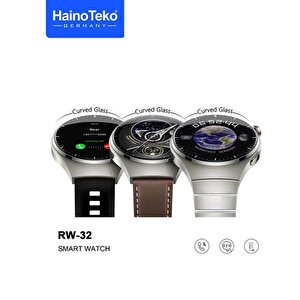 Haino Teko Rw32 Watch 4 Pro Curved Amoled Ekran Android İos Harmonyos Uyumlu Akıllı Saat Siyah