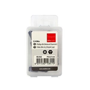 Ph2 X 25 Mm Yıldız Bits Uç (düşük Çap) Cb/262