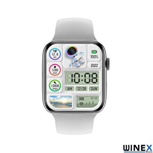2024 Watch 8 Series Dt8max Android İos Harmonyos Uyumlu Akıllı Saat Gümüş