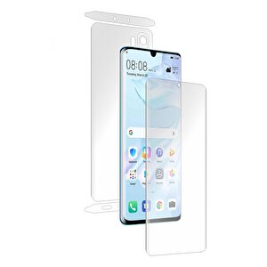 Huawei P20 İle Uyumlu Ön-arka 360 Fullbody Darbe Emici Kaplama Ve Hd Ekran Koruyucu