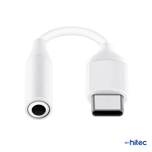 Schitec Usb-c To Headphone Jack Apple İphone 15 Uyumlu Dönüştürücü Adaptör Beyaz Uc11