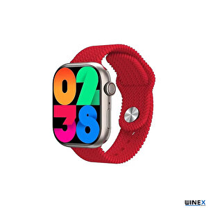 Watch Hk9 Pro Plus Amoled Ekran Android İos Harmonyos Uyumlu Akıllı Saat Kırmızı