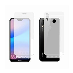 Huawei Honor View 10 İle Uyumlu Ön-arka Darbe Emici Hd Ekran Koruyucu Kaplama