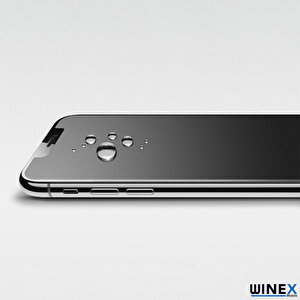 Huawei Nova Y70 İle Uyumlu Sadece Ön Mat Kılıflı Kesim Ekran Koruyucu Kaplama