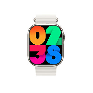 Watch Hk9 Ultra 2 Amoled Ekran Android İos Harmonyos Uyumlu Akıllı Saat Beyaz