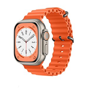 Watch Hk9 Ultra 2 Amoled Ekran Android İos Harmonyos Uyumlu Akıllı Saat Turuncu