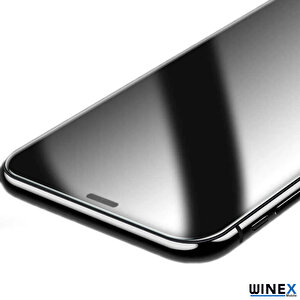 Huawei Honor 4a İle Uyumlu Sadece Ön Mat Kılıflı Kesim Ekran Koruyucu Kaplama