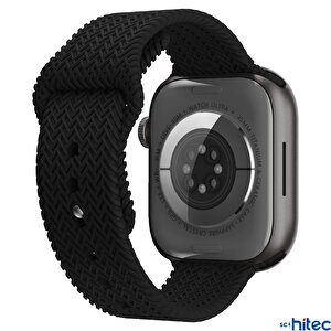 Schitec Watch Hk9 Pro Plus Amoled Ekran Android İos Harmonyos Uyumlu Akıllı Saat Siyah Kasa Siyah Kordon