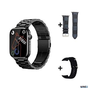Watch 8 Ws92 Max Amoled Ekran Android İos Harmonyos Uyumlu Akıllı Saat Siyah
