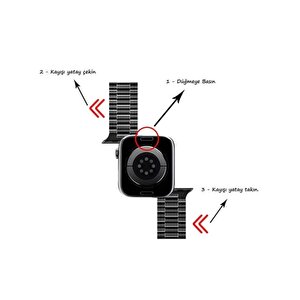 Winex Watch 8 Ws92 Max Amoled Ekran Android İos Harmonyos Uyumlu Akıllı Saat Siyah