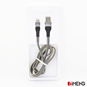 İmeng Oneplus Nord 3 İle Uyumlu 3.1a Usba To Type-c Örgülü Data Ve Hızlı Şarj Kablosu Gri