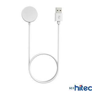 Schitec Hw22 Pro Akıllı Saat Kablosuz Şarj Aleti H11-hw-hk-dtno1-s8 Ultra-hello Modeller İle Uyumlu Beyaz