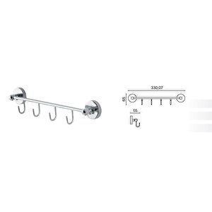 Karaca Banyo Askisi 4lü  - Kr10-019