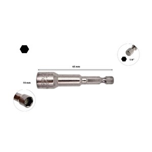 10 X 65mm Manyetik Lokma  Bt/1065