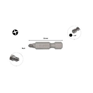 Torq-set Uçlu Bits No 4 X 32mm Cb/860304
