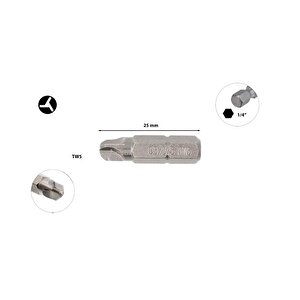 Ceta Form Tri-wing Tw 5 X 25 Mm Bits Uç Cb/875