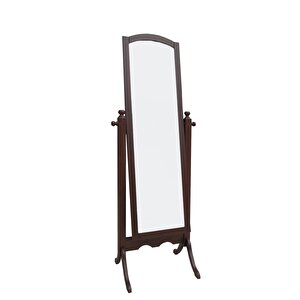 Ayna Boy 12409 Oval Dikdörtgen Model  Ahşap Kayın Mdf Parlak Ceviz Natüre El Yapı