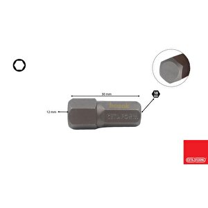 H10 12 X 30mm Allen Bits Uç Cb/2012g