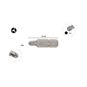 Tri-wing Tw 3 X 25 Mm Bits Uç Cb/873