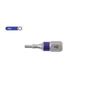 2 X 25 Mm Allen Bits Uç Renk Kodlu Cb/1820tc