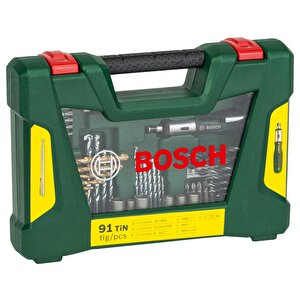 Bosch V-line 91 Parça Aksesuar Seti - 2607017195