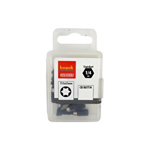 T15 X 25 Mm Darbeli Torx Bits Uç Cb/807tm