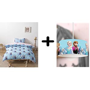 Elsa Avize Ve Çift Taraflı Çocuk Nevresim Takımı 160x220 Cm Set
