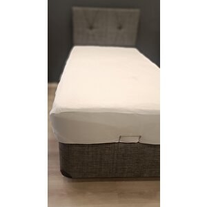 Alez Fitted 90169 Yatak Koruyucu Sıvı Geçirmez 90x190 Model Full Kenar Terletme El Yapı