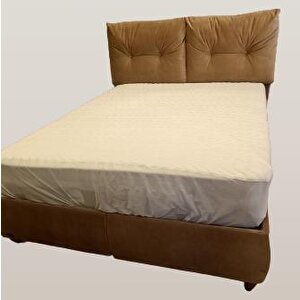 Alez Fitted 90178 Model Full Kenar Yatak Koruyucu Lastikli 150 Pamuk Beyaz Renk El Yapı