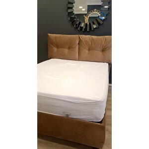 Alez Fitted 90173 Yatak Koruyucu Sıvı Geçirmez160*2 Model Full Kenar Terletmez El Yapı