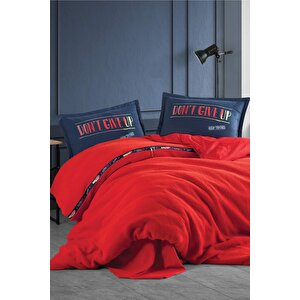 100% Pamuk Welsoft Nevresim Takımı Tek Kişilik Life Is