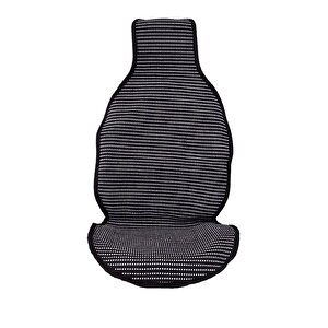 Kustulli Universal Terletmez 3'lü Pilot Kilim Minder Oto Kılıf Takımı Siyah K0423