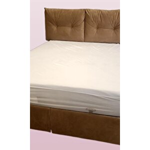 Alez Fitted 90172 Yatak Koruma Sıvı Geçirmez 150x200 Model Full Kenar Terletmez El Yapı