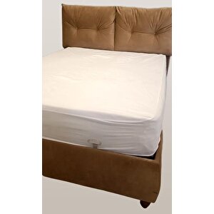 Alez Fitted 90172 Yatak Koruma Sıvı Geçirmez 150x200 Model Full Kenar Terletmez El Yapı