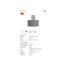 3'lü Gri Cam Ankastre Set (3481 Flam 60 Gri+cs5349s01+bo6501s01)
