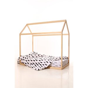 Montessori Çocuk Ve Bebek Yatak Doğal Çam Yatak Deniz 90x190 cm