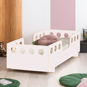 Çocuk Ve Bebek Yatak Montessori Yatak Beşik Mdf Karyola 90x200 cm