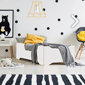 Woody Montessori Karyola Bebek Yatak Çocuk Yatak Mdf Karyola 90x200 cm