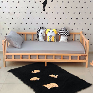Premium Montessori Yatak Doğal Çam Çocuk Ahşap Karyola