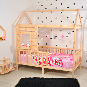 Montessori Yatak Çocuk Odası Karyola Bebek Beşik Karyola 100x200 cm