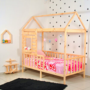 Montessori Yatak Çocuk Odası Karyola Bebek Beşik Karyola 120x200 cm