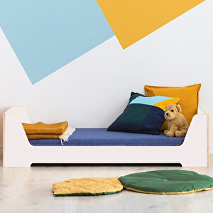 Montessori Tek Kişilik Karyola Mdf Çocuk Ve Genç Odası Yatak 90x190 cm