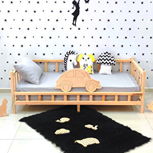 Premium Arabalı Montessori Yatak Çocuk Ve Bebek Karyola