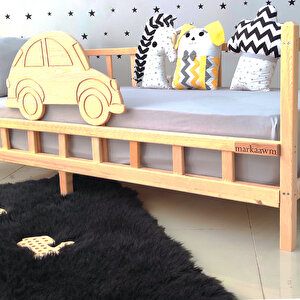 Premium Arabalı Montessori Yatak Çocuk Ve Bebek Karyola 90x200 cm