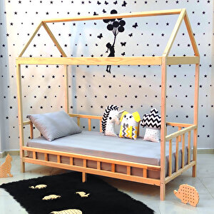 Montessori Yatak Luxury Arabalı Çocuk Karyola