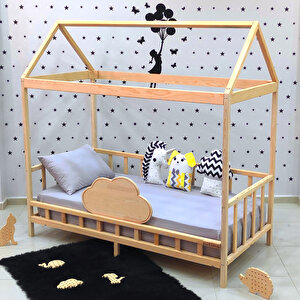 Montessori Yatak Bulut Karyola Ahşap Yatak Bebek Beşik