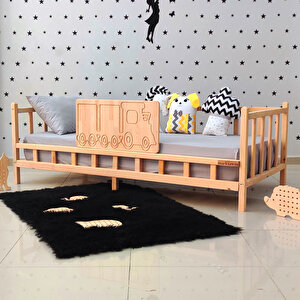Trenli Montessori Karyola Çocuk Yatak Bebek Beşik 80x180 cm