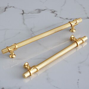 Arsin Altın Metal Kulp 128 Mm-12.8 Cm Mobilya Dolap Çekmece Mutfak Dolabı Kapak Kulpları Kulbu Kulpu